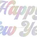 xo, Fetti New Years Eve Party Banner - Iridescent | NYE Party Favors, Happy New Year Decorations, NYE 2023 Decor