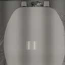 Bemis 170 Durable Plastic Toilet Seat, Elongated, White