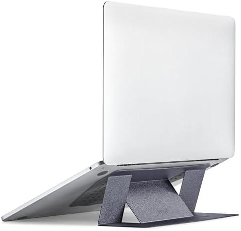MOFT Laptop Stand for Desk, Adhesive Laptop Stand with 2 Adjustable Viewing Angles, Foldable and Portable Computer Stand Compatible with MacBook Air, MacBook Pro 11"-16", Starry Grey