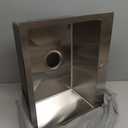 22" Kitchen Sink Drop in, 22" x 18" Single Bowl Sink Topmount 18 Gauge Stainless Steel Kitchen Sink (Brushed), D22" x W18" x H9"