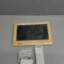 Weather Station Indoor Outdoor Thermometer Wireless, Home Atomic Clock with Large Constant Display, Inside Outside Temperature Humidity Monitor, Dew Heat Point, Barometer Wood