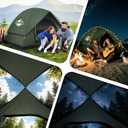 Tents for Camping 2/3 Person with Rainfly - Camping Tent Waterproof Windproof Easy Setup, Portable Double Layer Outdoor Dome Tent, Backpacking Tents for Adventure Backyard Hiking