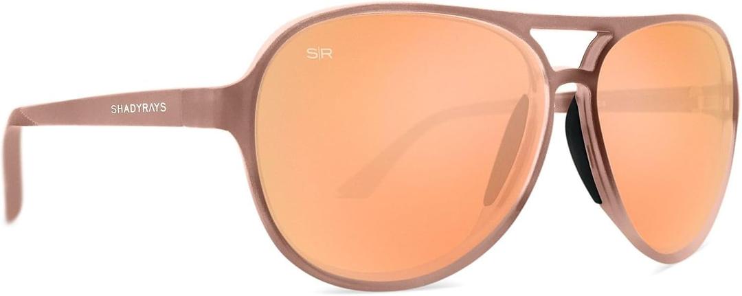 Shady Rays Aviator Crossover | Lightweight Aviator Polarized Sunglasses