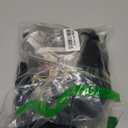 Zubebe 2 Sets Christmas Stockings Xmas Knitted Stockings Kit 18 inch Large Knit Xmas Stocking Metal Stocking Holder and Name Tags with Marker Pen for Family Holiday Xmas Party Fireplace (Black)