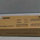 Veken Shower Caddy 6-Pack, Advanced Rustproof Design, No Drilling Adhesive Shelves, Rack with Soap Holder, Large Capacity Bathroom Organizers and Storage, Wall-Mounted Kitchen & Home Decor (6-Piece Set for Master Bathroom(Rustproof Upgrade), Black)