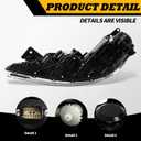 Headlights Assembly Pair Compatible with Chrysler 200 2015-2017