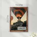 14x20 Picture Frame, Brown Poster Frame, 1 Pack