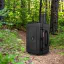 Monoprice Weatherproof Hard Case - 33 x 22 x 17 Inches, With Wheels and Customizable Foam, Shockproof, IP67, Ultraviolet And Impact Resistant Material, Black - Pure Outdoor Collection, 145.8 Liter