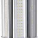 Feit Electric C15000/5K/LED 750 Watt-Equivalent 125W Non-Dimmable High Bright 15000 Lumen Corn Cob LED Yard Light Bulb, 11.1" H x 5.75" D, 5000K Daylight