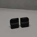 LIZAAL 2-Pack Wrapping Paper Cutter with Wheels | Straight Line Gift Wrap Cutter for Birthday and Christmas, Fits Various Rolls and Papers, Includes 2 Replaceable Blades (Pure Black)