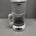 MUELLER HOME 12-Cup White Coffee Maker - Borosilicate Carafe, Auto-Off, Reusable Filter, Anti-Drip, Keep-Warm Function, Clear Water Level Window, White Kitchen Accessories