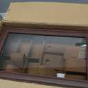 Jewelry Box for Men, 6 Slot Watch Box Jewelry Organizer With Drawer, Watch Case for Men with Large Window, 2-Layer Watch Holder, Sunglasses Storage Organizer, Velvet Lining, PU Leather, Gift Idea