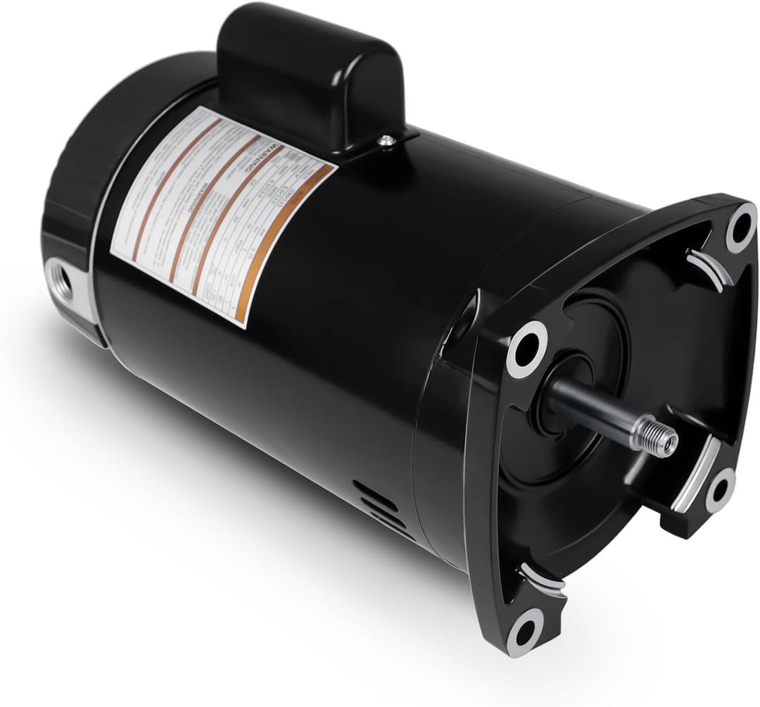 1 HP Swimming Pool Pump Motor Compatible with A.O. Smith Century ‎B2853 ‎B853, for Pentair Superflo Sta-Rite Whisperflo Challenger Pinnacle Anthony Pumps, 1HP Single Speed Square Pool Motor, 230/115V