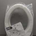 Carex Elongated Hinged Toilet Seat Riser, Adds 3.5 Inches of Height to Toilet, 300 Pound Weight Capacity, Raised Toilet Seat