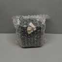 Space Heaters for Indoor Use, 1500W Portable Electric Heater with Thermostat, Ceramic Heater for Room Bedroom Office Under Desk with 3 Heating Levels, Safe Tip-Over Protection (Silver)