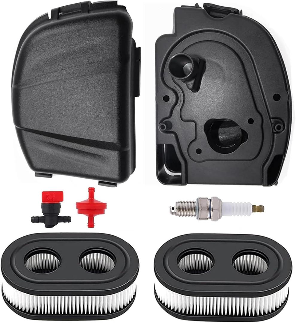 M110 Air Filter + Base Air Cleaner + Air Cleaner Cover For Craftsman M110 140cc Lawn Mower