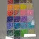 38000Pcs 32 Colors Jelly Rhinestones for Bedazzling, 3mm Resin Flatback Gems for Diamond Art, Bedazzler Kit with 3Pcs B7000 Jewelry Glue for Crafting Bedazzled Book Shoes Nail