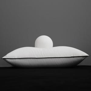 Down Fiber Pillows King Size, Luxury Hotel Collection Soft Fluffy Bed Pillows for Side and Back Sleepers,Breathable Cotton Shell Cover, Gusseted Sleeping Pillows for Stomach Sleepers (King (Pack of 1), Ivory White)