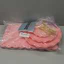 5 Pcs Dessert Table Display Set, Pink Plastic 2 Pcs Round 3 Tier Cupcake Stand Cup Cake Tower Stand with Metal Rod & 3 Pcs Serving Tray for Baby Shower, Tea Party, Wedding, Birthday Party