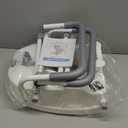 WeHwupe Raised Toilet Seat with Handles for Elderly - Toilet Seat Risers for Seniors with Adjustable Padded Arms - Elevated Toilet Safety Seat for Standard or Elongated Commode