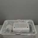 Stainless Steel Cat Litter Box with Lid, XL Extra Large Litter Box for Big Cats, Enclosed Removable Metal Litter Boxs with High Sided Enclosure & Scoop, Anti-Leakage, Non-Sticky, Easy Cleaning(Grey)