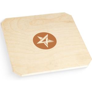 Yes4All 350LBS Professional Wooden Balance Board for Leg Workout, Anti-Slip Rocker Board, Wobble Board for Standing Desk, 20x20 Inches