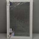 HVAC Premium 26" x 16" Cube Core Eggcrate Return Air Filter Grille for 1" Filter - Aluminum - White [Outer Dimensions: 28.5" x 18.5]