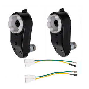 2Pcs 12 Volt RS390 16000RPM Gearbox with DC Motor for Power Wheels 12V Motor for Best Choice Wrangler SUV Kids' Electric Vehicles Replace Parts
