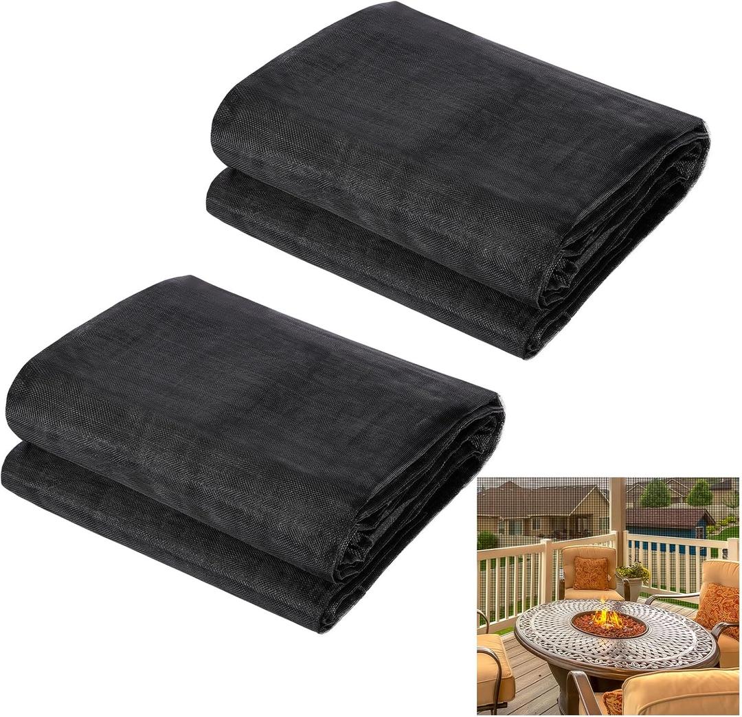 Woanger 2 Pack 10 x 20 ft Mosquito Netting Garden Mesh Netting Shading Rate 33% Nano Mosquito Screen Bird Net Barrier for Outdoor Plants Vegetables Patios Balconies Terraces
