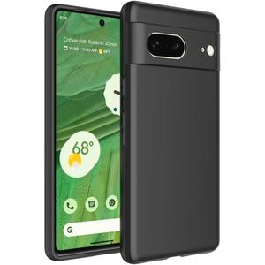 for Google Pixel 8 Case, Slim Fit Design, Flexible Frosting TPU Scratch-Resistant Phone Case, Black, Pack of 3 