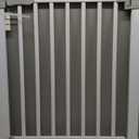 30 Inch Tall Cat & Dog Gate, Auto Close, Pressure Mounted, White, Alloy Steel, 29.92"-35.43" Wide, Baby & Pet Safety Gate