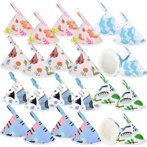 24 Pcs Peepeeteepe for Baby Boy, Reusable Pee Peep Teepee Baby Boy with Hang Loop(6 Patterns)