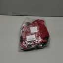 8 Pcs Christmas Velvet Cabinet Door Bows and Ribbons Large Red Green Velvet Bows for Christmas Cabinet Door Xmas Bows and Ribbon for Kitchen Furniture Winter Holiday Home Party Decoration Gifts