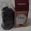 Momcozy Baby Carrier - Ergonomic, Cozy and Lightweight Carrier for 7-44lbs, Effortless to Put On, Ideal for Hands-Free Parenting, Enhanced Lumbar Support, Purehug for Infant to Toddler, Black