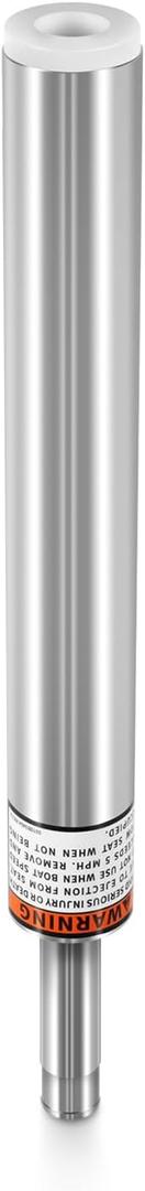 3/4" Boat Seat Pin Post, Lock-in Style Non-Threaded Pedestal Post for Marine Boat Seat Mounting, Aluminum Extension Pole for Pontoon, Fishing Boat, Bass Boat, and More (11'')