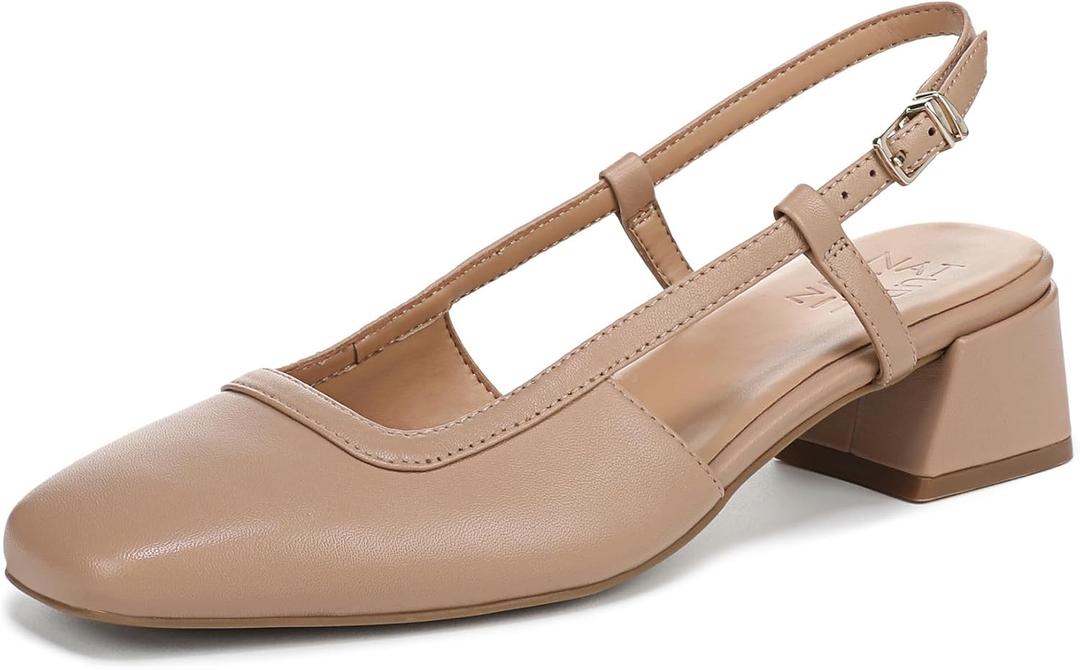 Naturalizer Women's Harper (8.5 Wide, Crme Brulee Beige Leather)