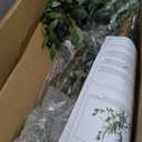7FT Artificial Olive Tree with Lights & Planter, Tall Faux Olive Plant