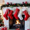 Chuangdi 10 Roll 50 Yards Christmas Velvet Ribbon Bulk 3/8 Inch Wooden Spool Thin Luxury Vintage Crushed Velvet Ribbon for Christmas Ornaments Gift Wrapping Crafts Bows Xmas Decor(Morandi Colors)