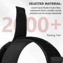 2 x Nylon Apple Watch Bands For Men Para Apple Watch 42mm 44mm 45mm 46mm 49mm,Series11/10/9/8/7/6/5/4/3/2/1/Ultra2/3,Sport Loop Band Comfortable Braided Stretchy,Velcro Tactical Braided Generation Mens (Black)