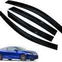 Window Visors Rain Guards for Honda Civic 2016 2017 2018 2019 2020 2021 Accessories, Wind Deflectors Vent Shades for Honda Civic