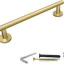 Brushed Gold Towel Bar 18 Inch – Modern Bathroom Towel Rack with Wall Mount – Single Layer Rustproof Stainless Steel Towel Holder Rod – Luxury Gold Finish for Shower, Bathroom, Kitchen