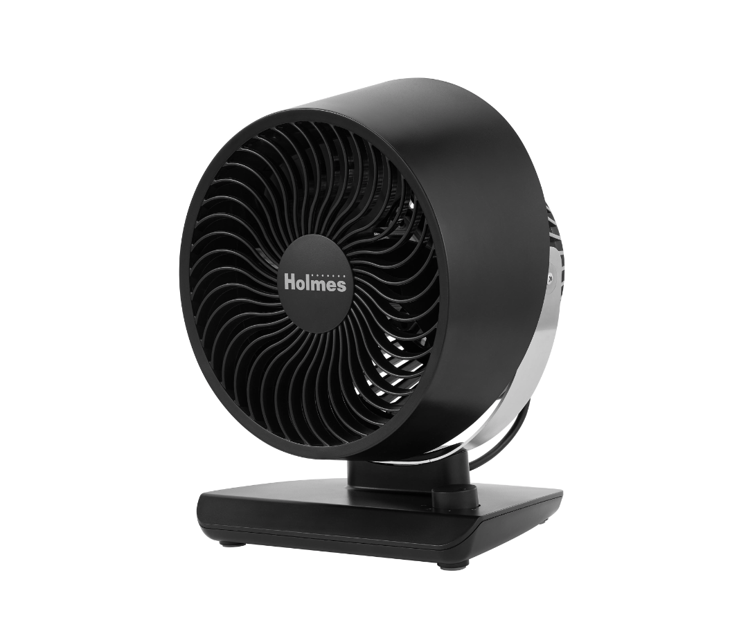 Holmes 8" Manual Blizzard Circulator – 3 Speeds, 90° Tilt, Powerful Airflow, Quiet Operation, Black