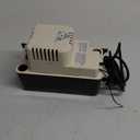 Little Giant VCMA-15ULS 115 Volt, 65 GPH, 1/50 HP Automatic Condensate Removal Pump for HVAC/Refrigeration Systems/Dehumidifiers with Overflow Detection Switch and 6-Foot Cord, White/Black, 554405,