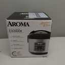 AROMA Digital Rice Cooker, 4-Cup (Uncooked) / 8-Cup (Cooked), Steamer, Grain Cooker, Multicooker, 2 Qt, Stainless Steel Exterior, ARC-914SBD