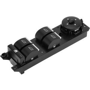 X AUTOHAUX Front Left Driver Side Power Window Switch Window Control Switch No.CV6Z14529A for Ford C-Max Escape Focus Transit Connect