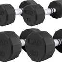 CAP Barbell Coated Dumbbell Weight | Multiple Options Pairs & Sets 20lb x2 , 5lb x2