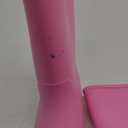 HISEA Women Rubber Boots Wide Calf Rain Boots Matte Surface Waterproof PVC Rubber Rain Boot Mid Height Rain Shoes for Outdoor Gardening Work Walking (6, Pink)