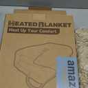 Electric Heated Blanket Full Size 72"84" with 9 Heating Levels & 1-10Hs Auto OffDouble Sided Plush Sherpa, Energy Efficient, Machine Washable, for Couch & Bed, Light Brown