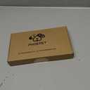 PHOEPET No Pull Dog Harness Medium Reflective Front Clip Vest with Handle,Adjustable 2 Metal Rings 3 Buckles,[Easy to Put on & Take Off](S, Grey) (Gray)