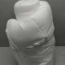 Cloud-Like Queen Mattress Topper - 100% Cotton Top Mattress Pad for Back Pain Relief - Breathable & Naturally Cooling for Hot Sleepers, White